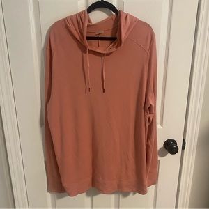 Athletic Works XXXL peach cowl neck sweatshirt
